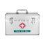 Good Quality Portable  Aluminum Alloy First Aid Kit Box With Items And Handle