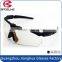 New Black TR90 Frame Material Ballistic Glasses Clear Lens Shooting Eye Protection Goggle