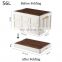 Folding Storage Boxes Camping Outdoor Wooden Cover Collapsible Car Clothes Foldable Plastic Other Organizer Bins & Storage Boxes
