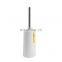 Tomuhom high quality bathroom cleaning brush with splash guard sanitary ware toilet brush and holder hot sale cleaning brushes