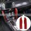 12-20 For Toyota 86/Subaru BRZ Central Control Side Trim Real Carbon Fiber 2-piece Set (red)