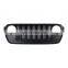 Offroad front black mesh grille for Jeep wrangler JL 2018+ 4x4 car parts accessories grille
