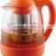 Customized color quality glass teapot, borosilicate glass tea kettle