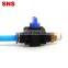 Series male thread flow control hand valve plastic pneumatic air hose tube fitting quick connector water fittings