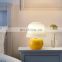 Nordic Art Glass Desk Lamp E27 Led Night Lights Decor Mushroom Table Lamps For Reading Home Bedroom