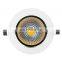 Anti Glare Black White Adjustable Aluminum Downlight Fitting 6W 12W Recessed COB Downlight