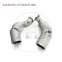 HMD Exhaust System High Flow Performance Downpipe for Audi RS4 RS5 2.9T Car Accessories With Cat Pipe whatsapp008613189999301