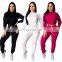 New arrival sports winter tracksuit for women custom tracksuits set