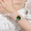 SHENGKE SK S9853L Fancy Green Woman Watch Waterproof Bracelet Watches