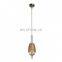 Nordic Creative Vintage Ellipse Chandelier Personality Glass Dining Cafe Bar Lamp Bedroom Single Head Chandelier