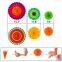 Colorful Paper Party Decorations Hanging Paper Fans Tissue Pom Pom Fiesta Supplies with Paper Fan