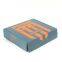 Wholesale Factory Direct Sales Custom Blue Box With Orange Logo for Shipping for Small Business