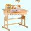 Solid Wood Pine wood table student desks and chairs