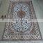 antique pattern textured turkish black cotton carpet for home use
