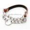 Popular Pet Product leather Dog coolar and Leash