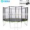 16ft trampoline with safety net