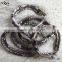 China Factory Luxury Jewelry Python Skin Bracelet HOT Sale Men Bracelet with Satinless Steel Clasp