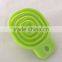 Colorful Cute Silicone Gel Practical Collapsibe Hopper