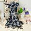 Wholesale Fashion Swallow Gird Pattern Women Warm Wool Winter Shawl