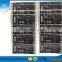 Professional custom design matt silver PET sticker labels