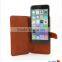 Women Style Wallet Leather Case With Mirror And Card Slots For Iphone 6