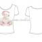 China OEM plain cotton t-shirts women