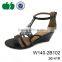 Latest high quality summer fashion lady wedge sandal