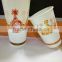 Burger King 22oz single wall disposable pe coated High quality custom logo printed single wall paper coffee cup