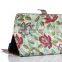 New flower grain wallet Leather Case with card holder for iPad