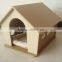 Fashionable Wooden Dog House with mat