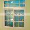 cheaper price PVC sliding windows in grey color