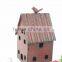 Rustic outdoor wholesale red metal bird house