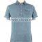 Men's 100% cotton knit fabric cold dyed technics short sleeved T-shirt with chest pocket