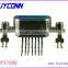 24 Pin Female DDK Centronics Connector PCB Right Angle Type