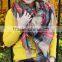 2015 Most Popular Colorful Checked Winter Knit Tartan Blanket Scarf