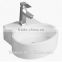 Bathroom wall hung basin ceramic art sink wash basin price E-8072C