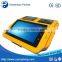 android pos termianl machine with thermal printer/ camera, 2D Barcode Scanner, FingerPrint Scanner