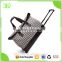 Unique Design Travel Luggage Tote Bag Women Business Stripes Trolley Bag with PU