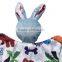 On Sale 100 Polyester Rabbit Design Minky Toy Security Blanket for Infant