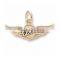 3 Dimensional Pilots Wings Charms And Pendants for Bracelet Zinc Alloy Charms