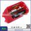 2015 hot sell novelty design 3 led red light and 3 led blue light safety laser tail led bicycle light