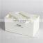 elegant handmade black acrylic tissue box/acrylic napkin holder/acrylic tissue box cover with logo