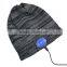 Soft Warm Beanie Hat Wireless Bluetooth Smart Cap Headphone Headset Speaker Mic
