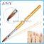 ANY Cystal Extension Acrylic Nails Building Metal Handle Pure Kolinsky Diamond Acrylic Brush