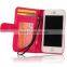 Fake Ostrich paint leather cell phone back cover case bag card holder for Iphone 5G 5S