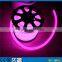 25meter spool 24 Volt 360 degree purple led neon dia 25mm round Manufacturer