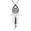 Organic Hand Makeing 3 Color Dreamcatcher Shape Necklace