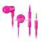 Wallytech W800 In-ear Metal Headsets With Microphone Aluminum Housing earbuds for iphone for Samsung Music earphones
