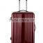 High Quality PC+ABS TSA Lock Lightweight Carry On Luggage Red Suitcase Set For Business Man