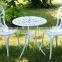 Hot sale! Bistro set cast aluminum outdoor furniture table and chair